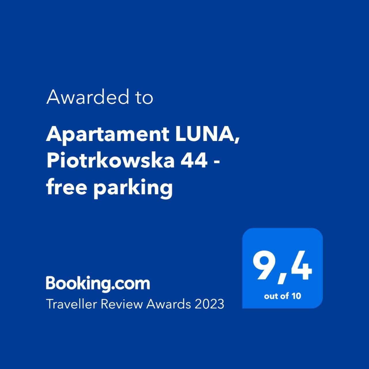 Apartament Luna, Piotrkowska 44 - Free Parking 罗兹 外观 照片